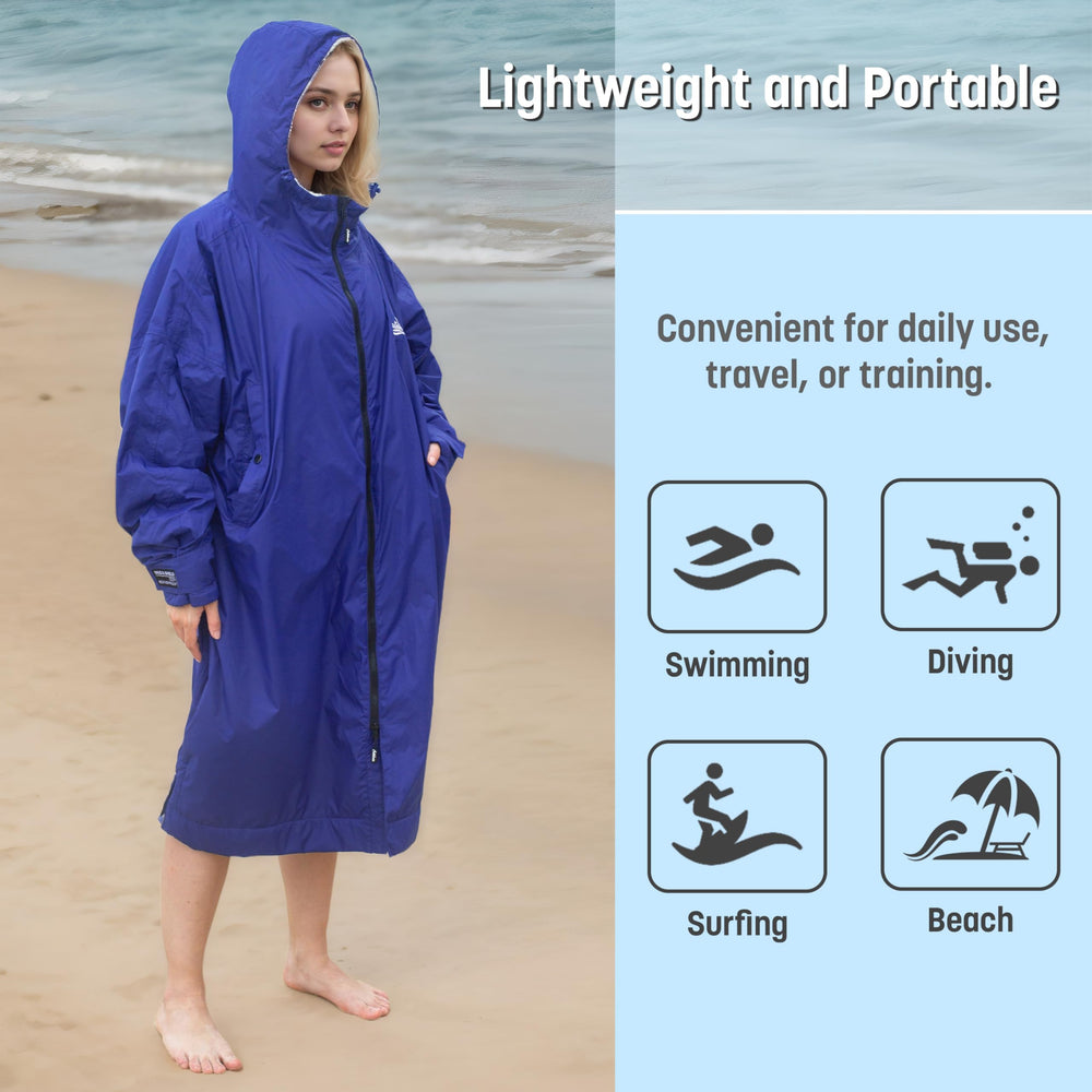 Catalonia model using changing robe poolside for discreet changing