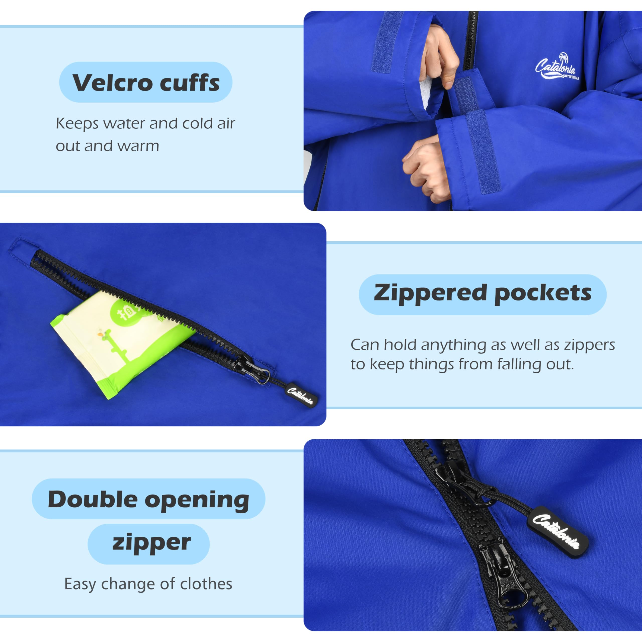 Catalonia sherpa lining detail highlighting warm fleece comfort benefit