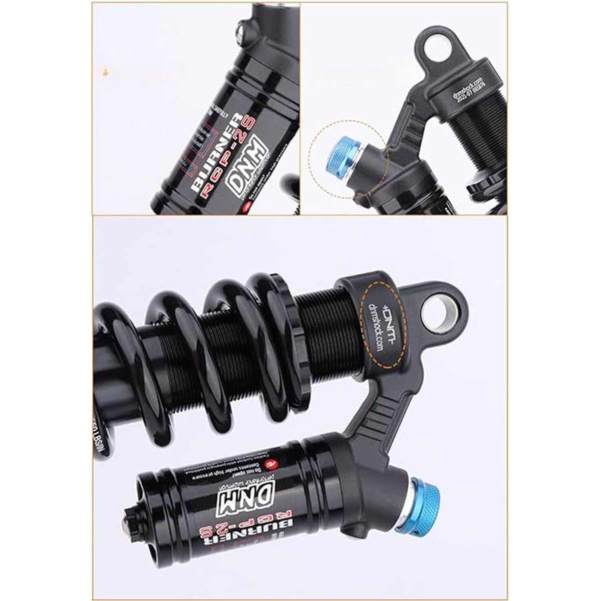 catazer RCP2S coil spring and label detail showing spring rate option clarity