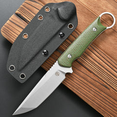 CCFFCC FF106 stonewashed DC53 blade close-up for durable edge retention