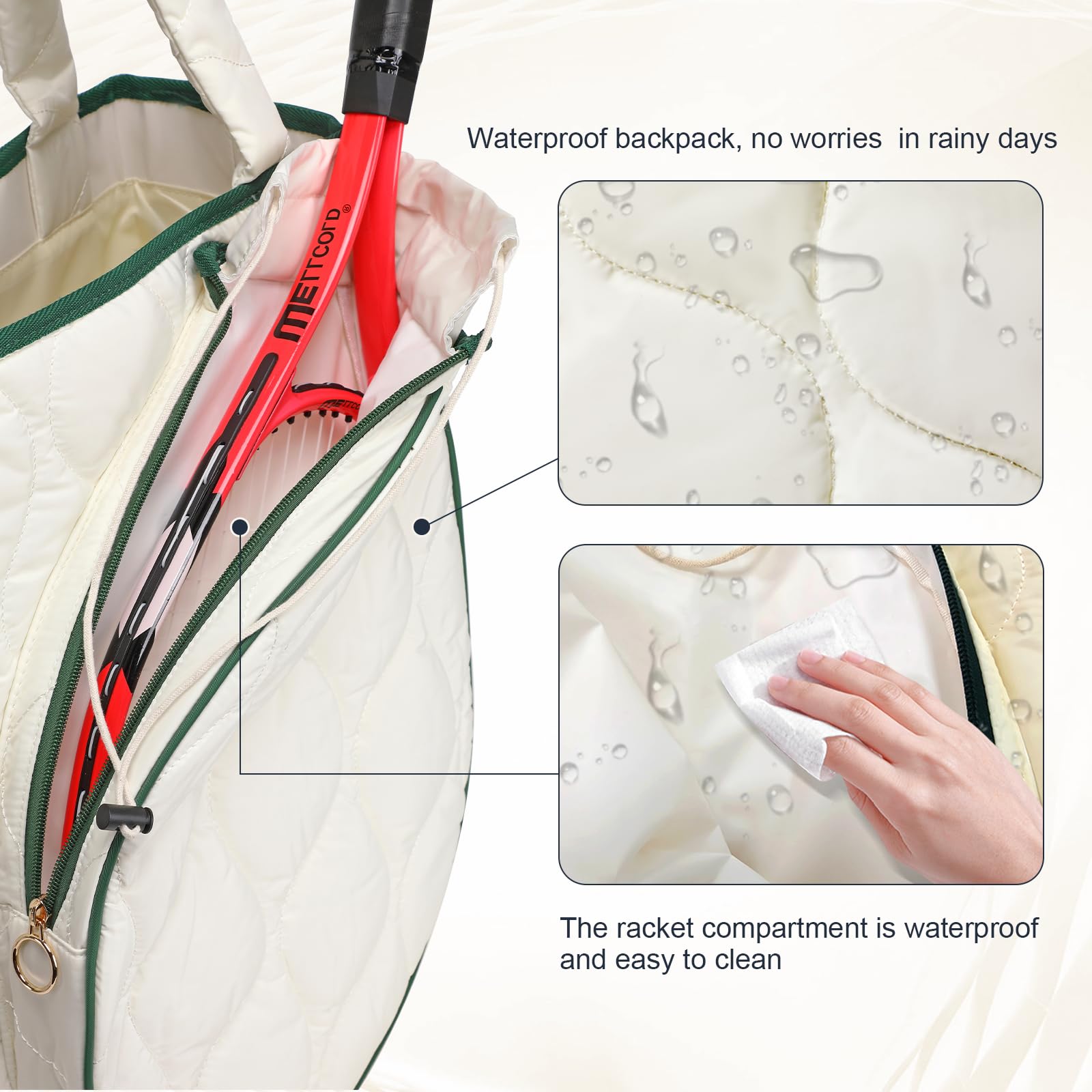 CCGTIOR side view illustrating depth pockets and easy-access storage
