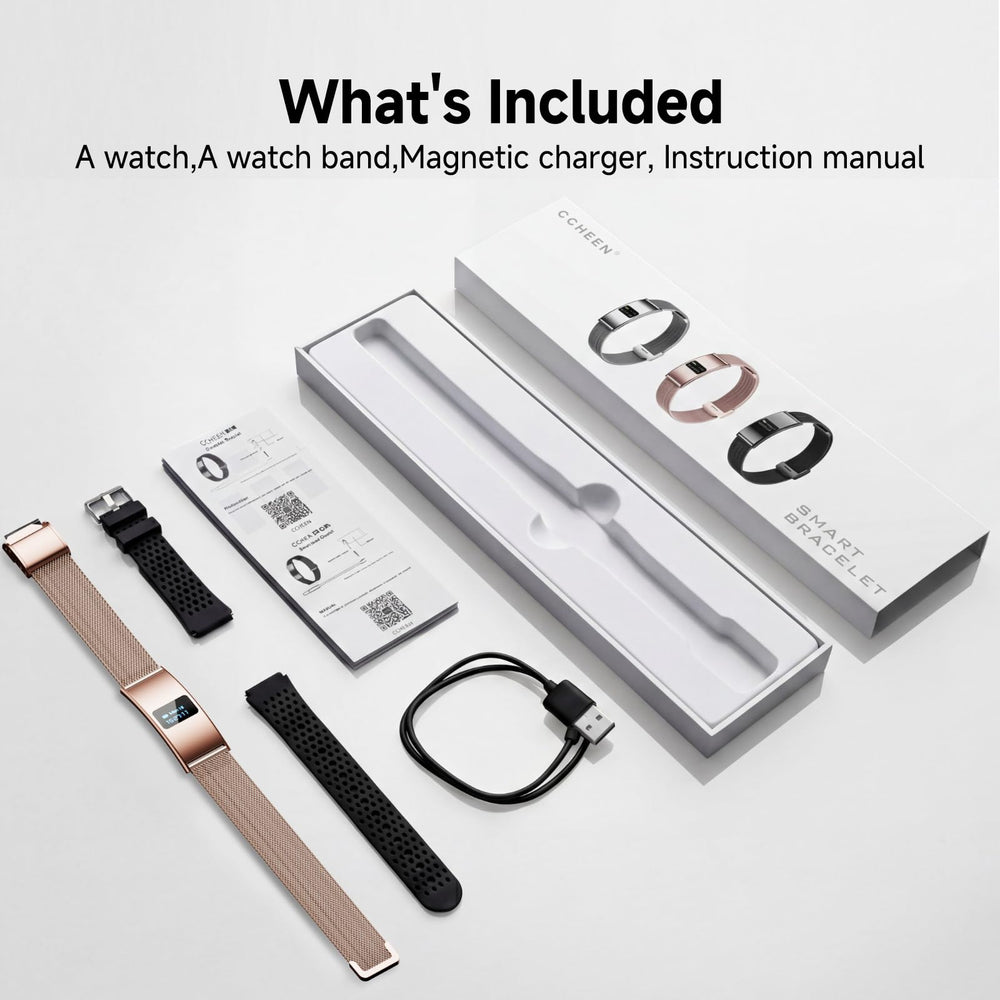 CCHEEN bracelet edge view highlighting 2.8 mm compact thinness for all-day wear