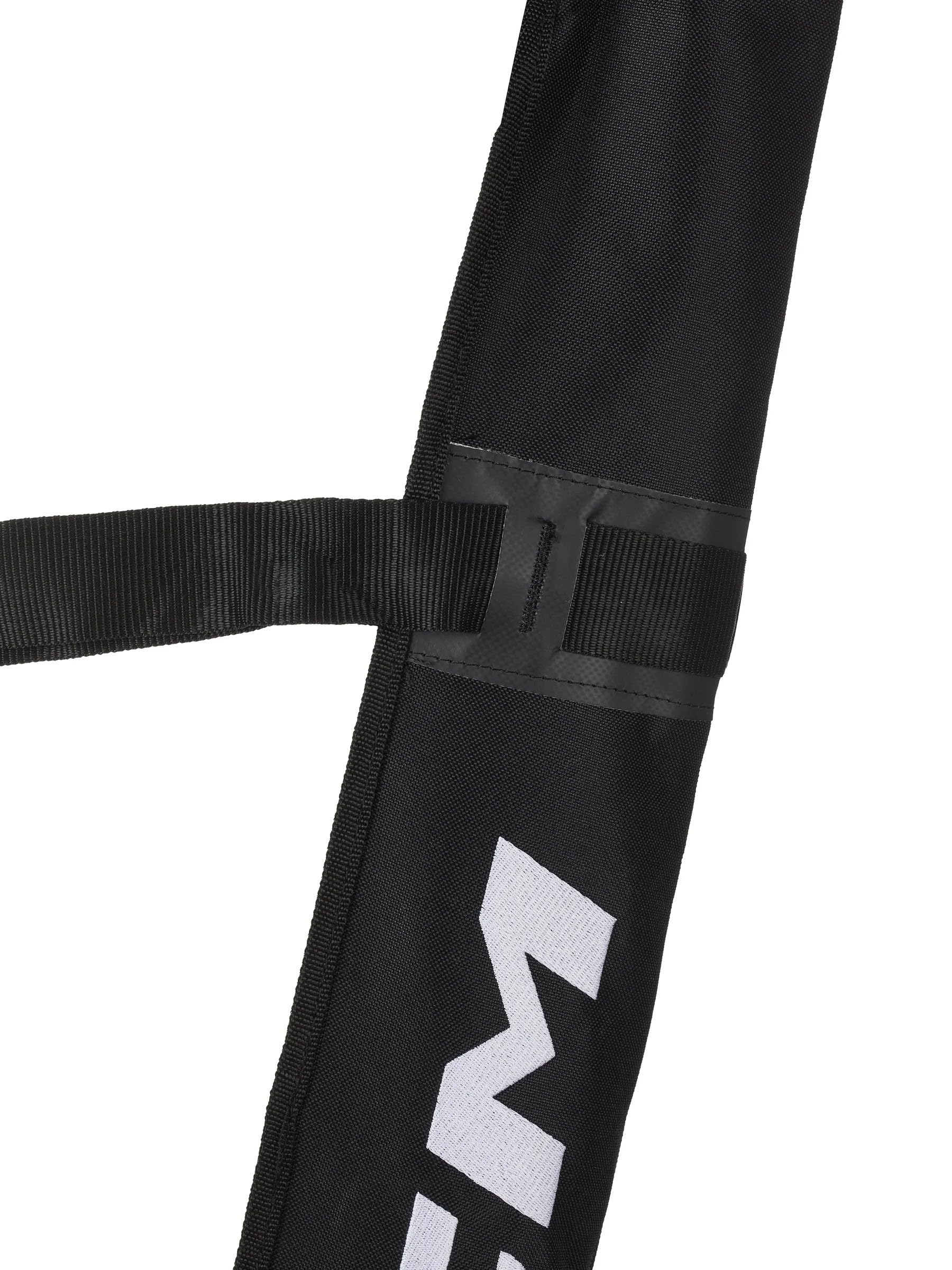 Player carrying CCM stick bag on shoulder for easy transport
