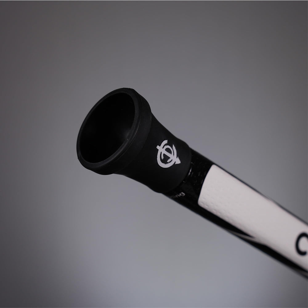 Center Cutt grip profile beside ruler showing large AA size for lighter hand pressure