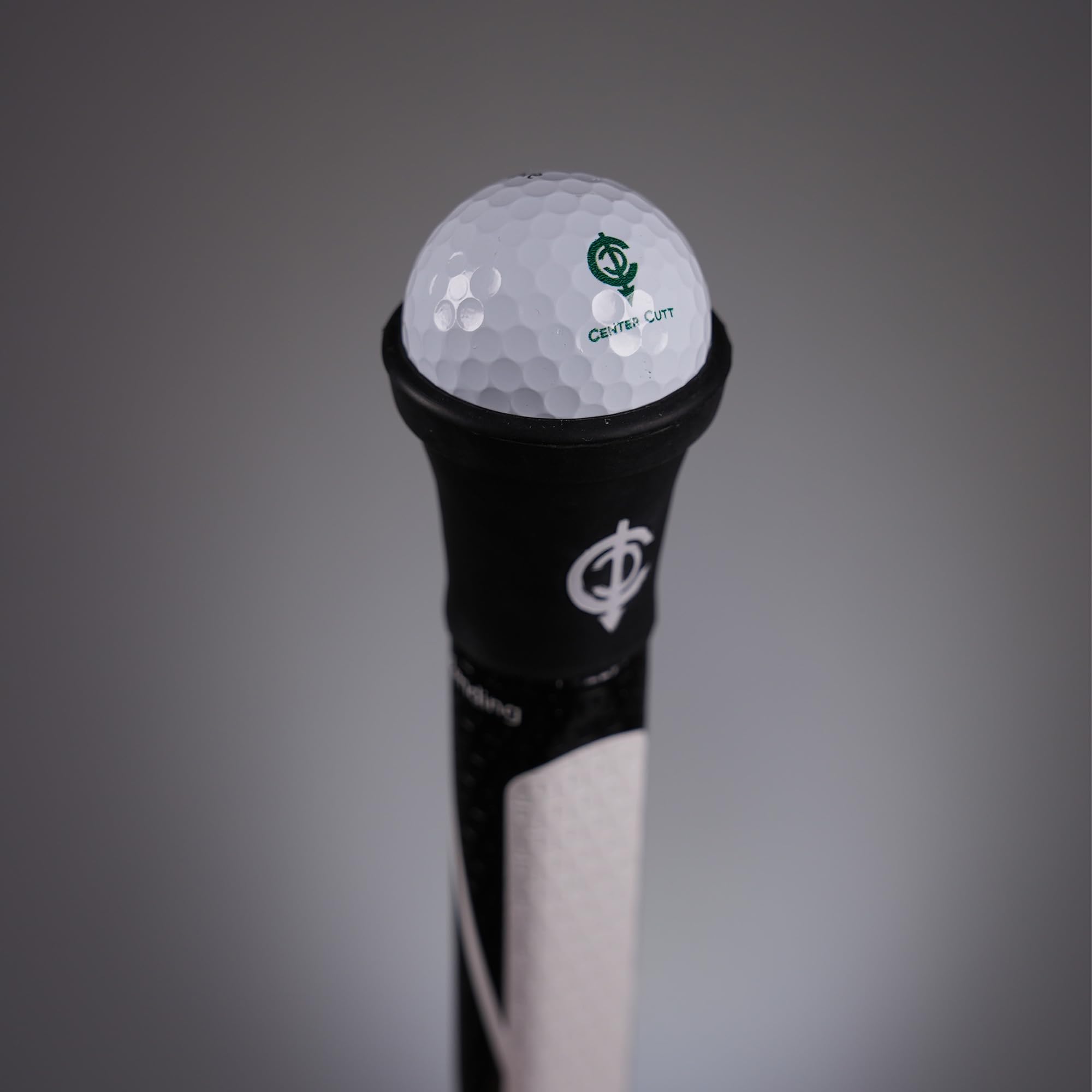 Center Cutt close-up of rubber suction cup demonstrating reliable ball pickup benefit