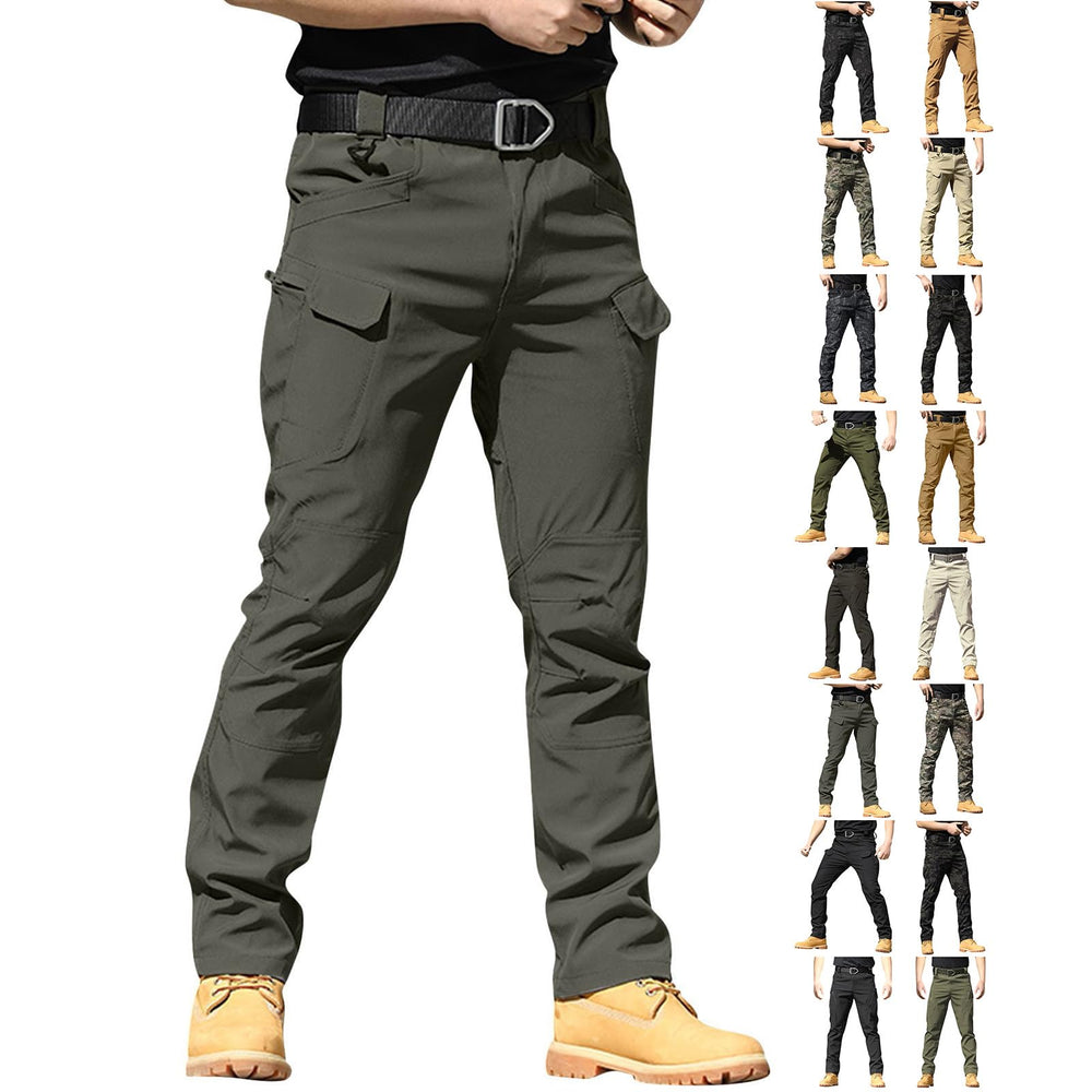 chaktkglok front view cargo pants showing relaxed fit and camo styling benefit mobility