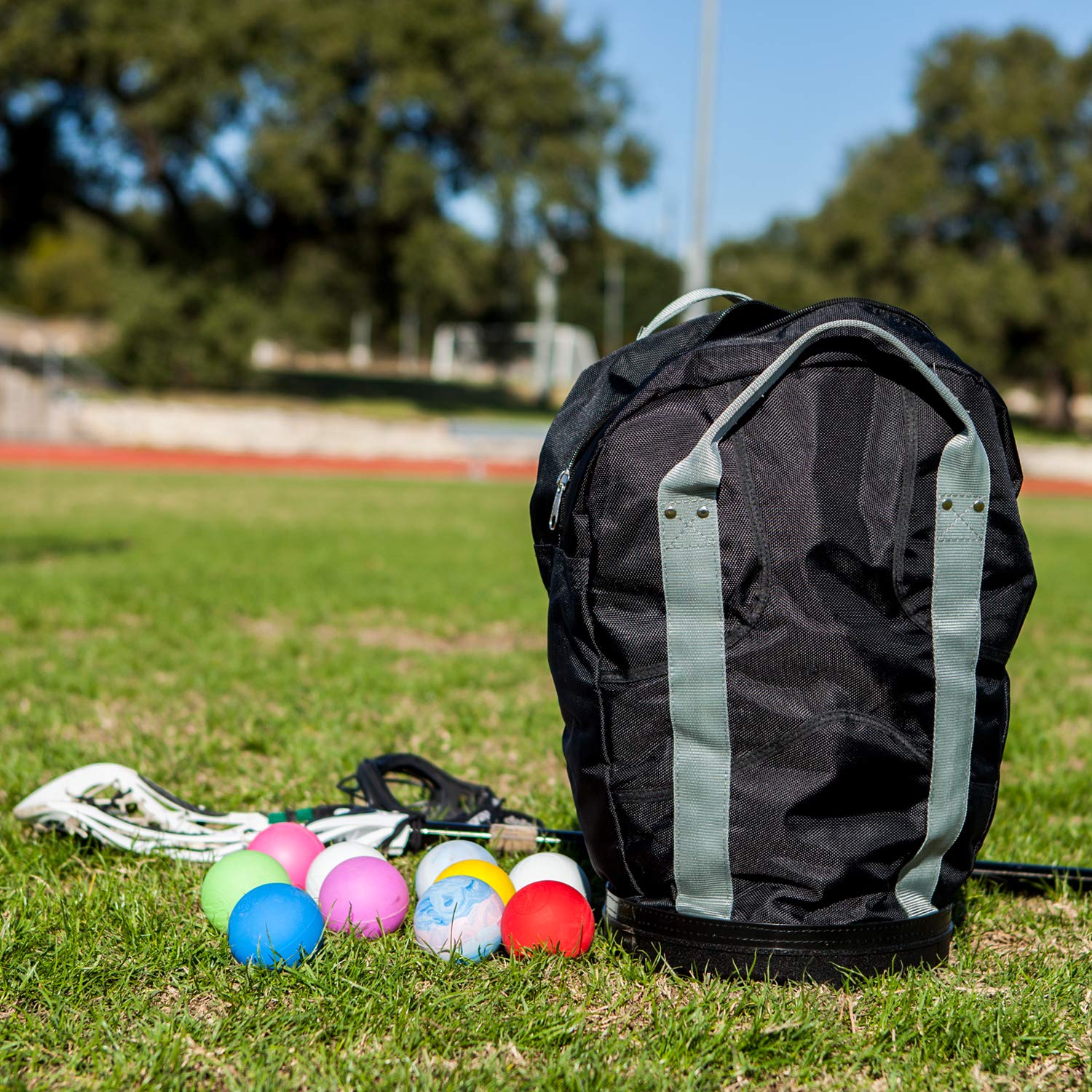 Champion Sports bag on sideline during practice for organized equipment management