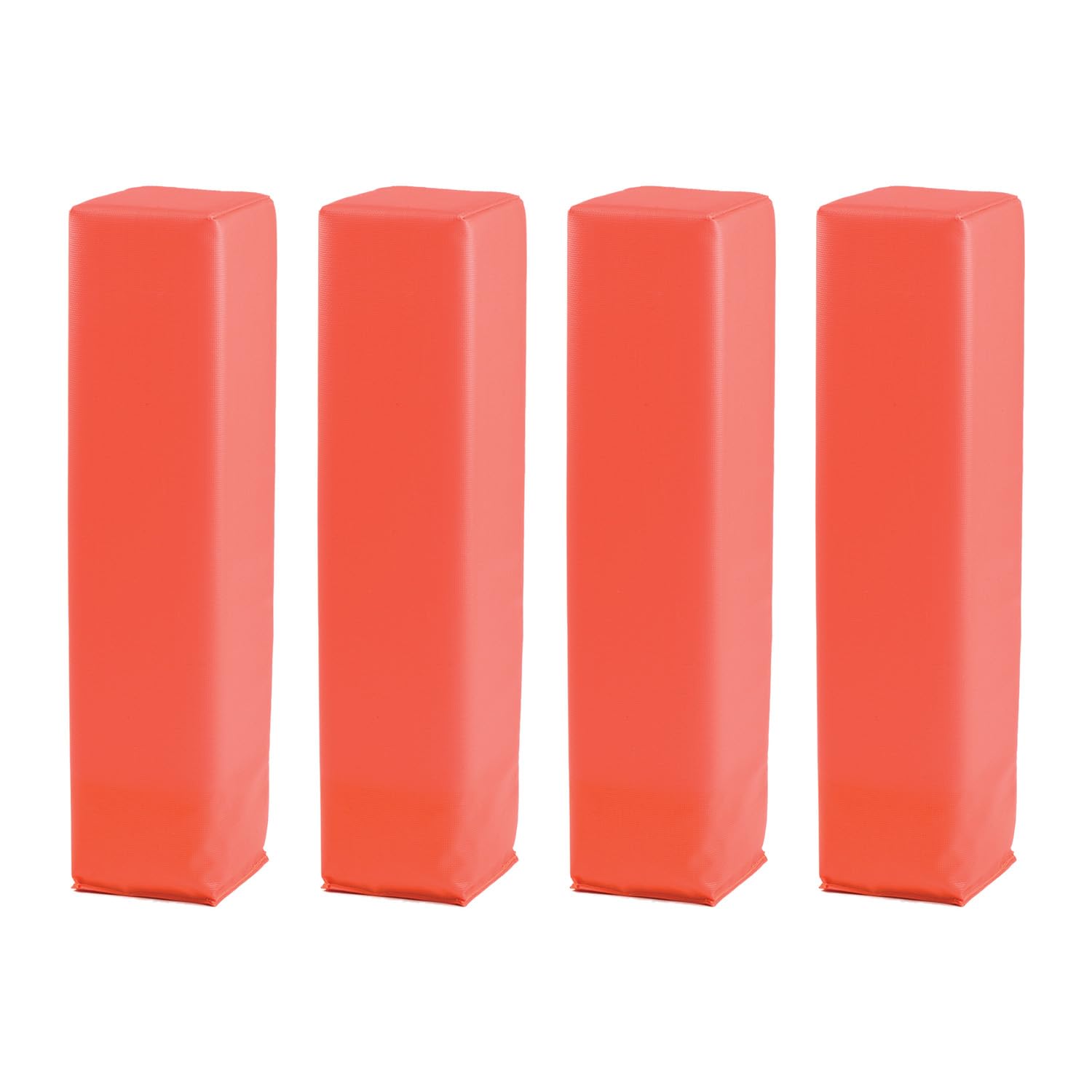 Champion Sports front view of four hi-vis pylons showing clear field boundaries and visibility