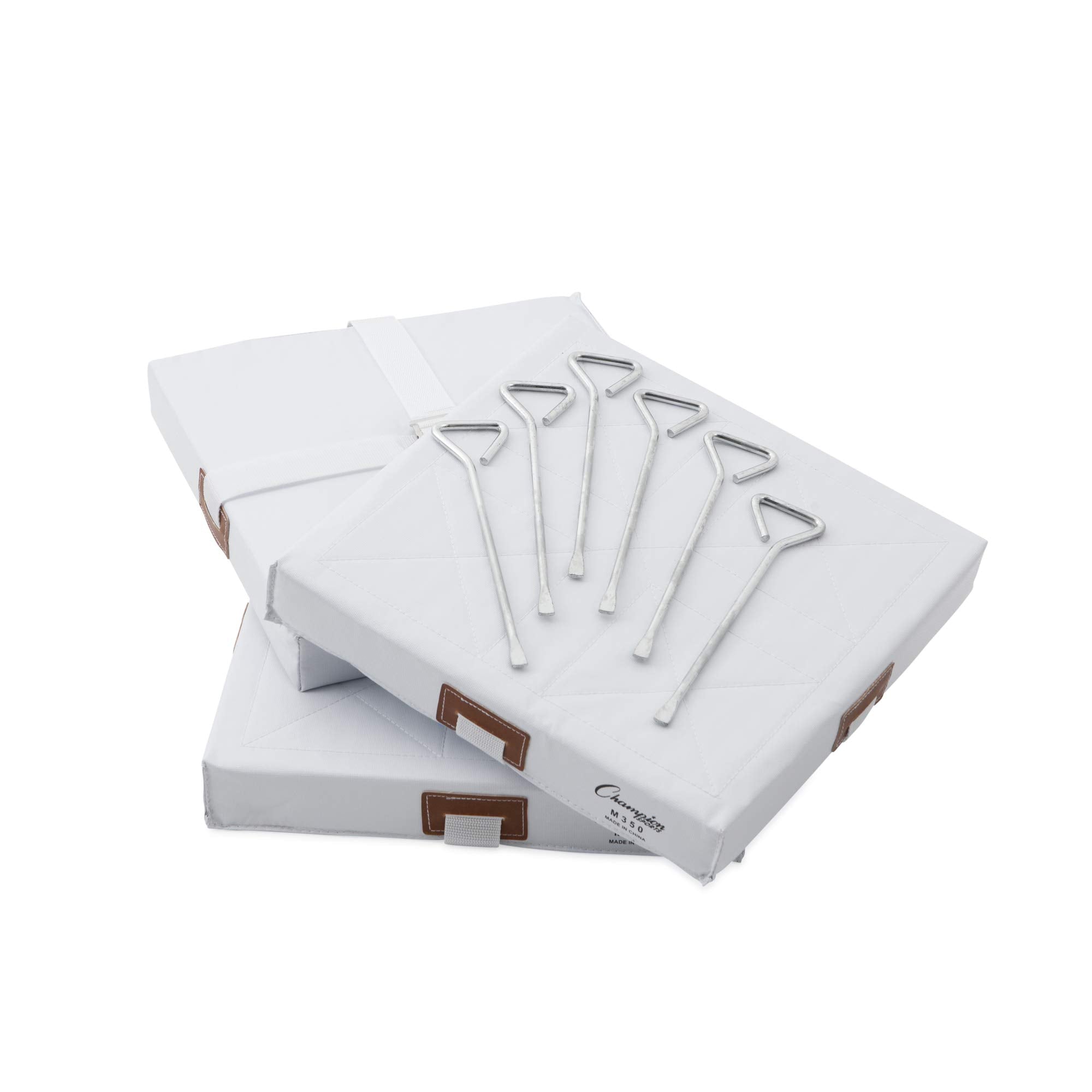 Champion Sports front view quilted base showing durable cover and clean edges