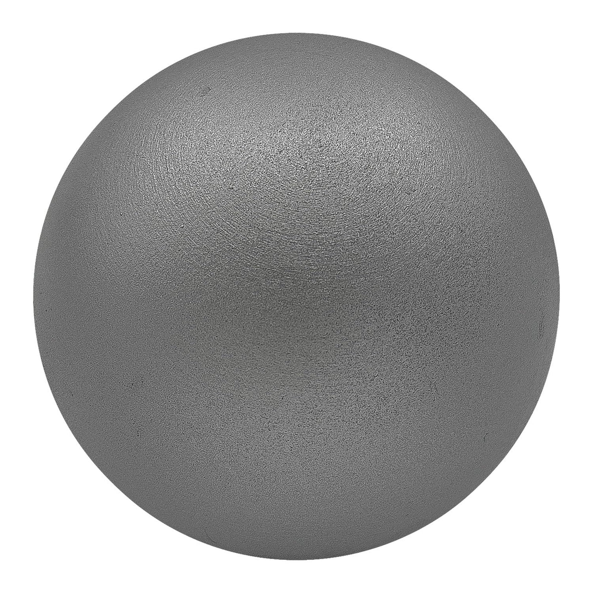 Champion Sports shot put front view showing compact shape and durable iron benefit