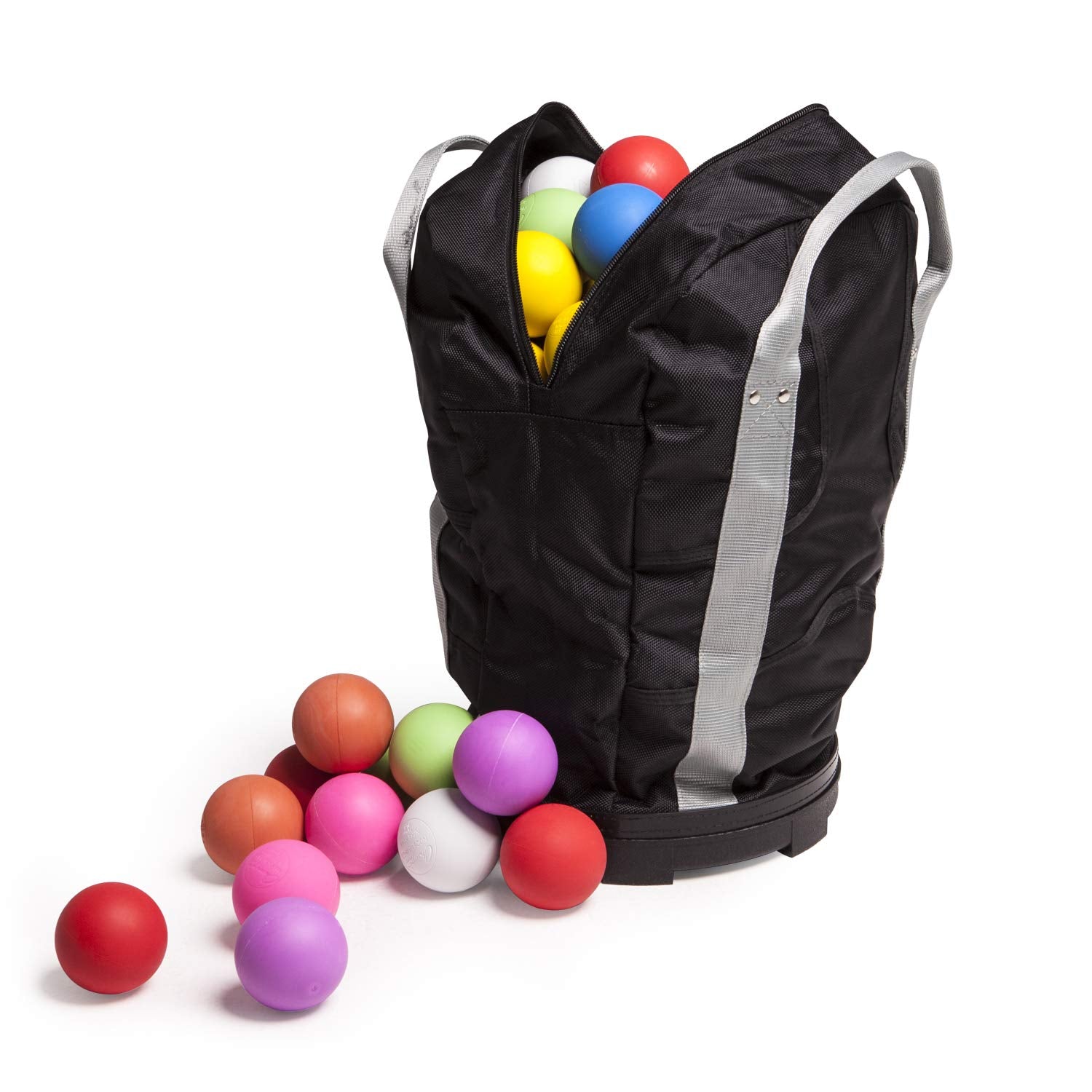 Champion Sports zipper and handle detail emphasizing secure closure and strong carry