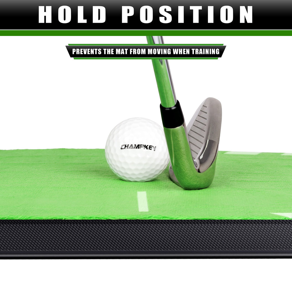 CHAMPKEY visible club impact mark example helping analyze swing path