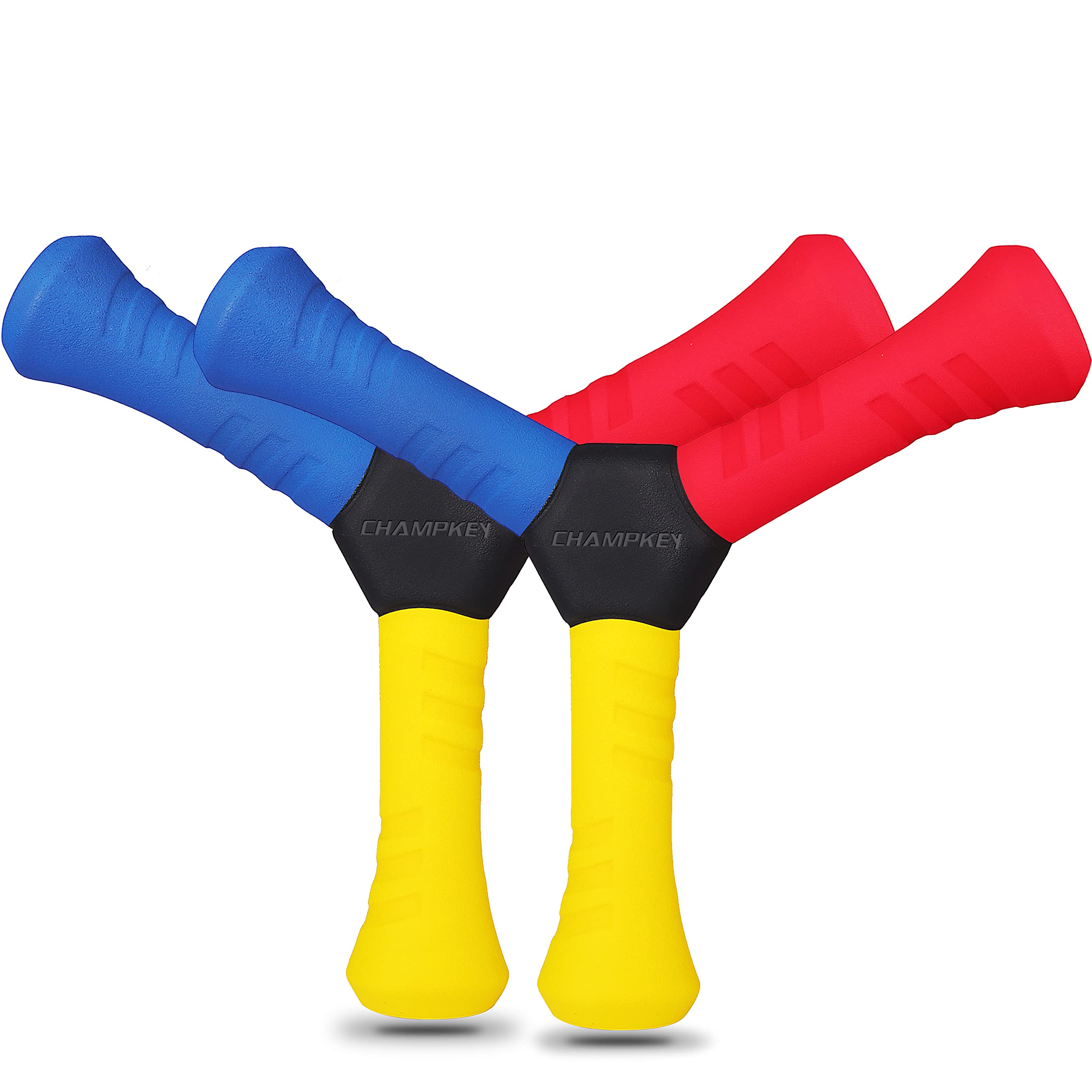 CHAMPKEY front packaging showing two foam trainers and benefits