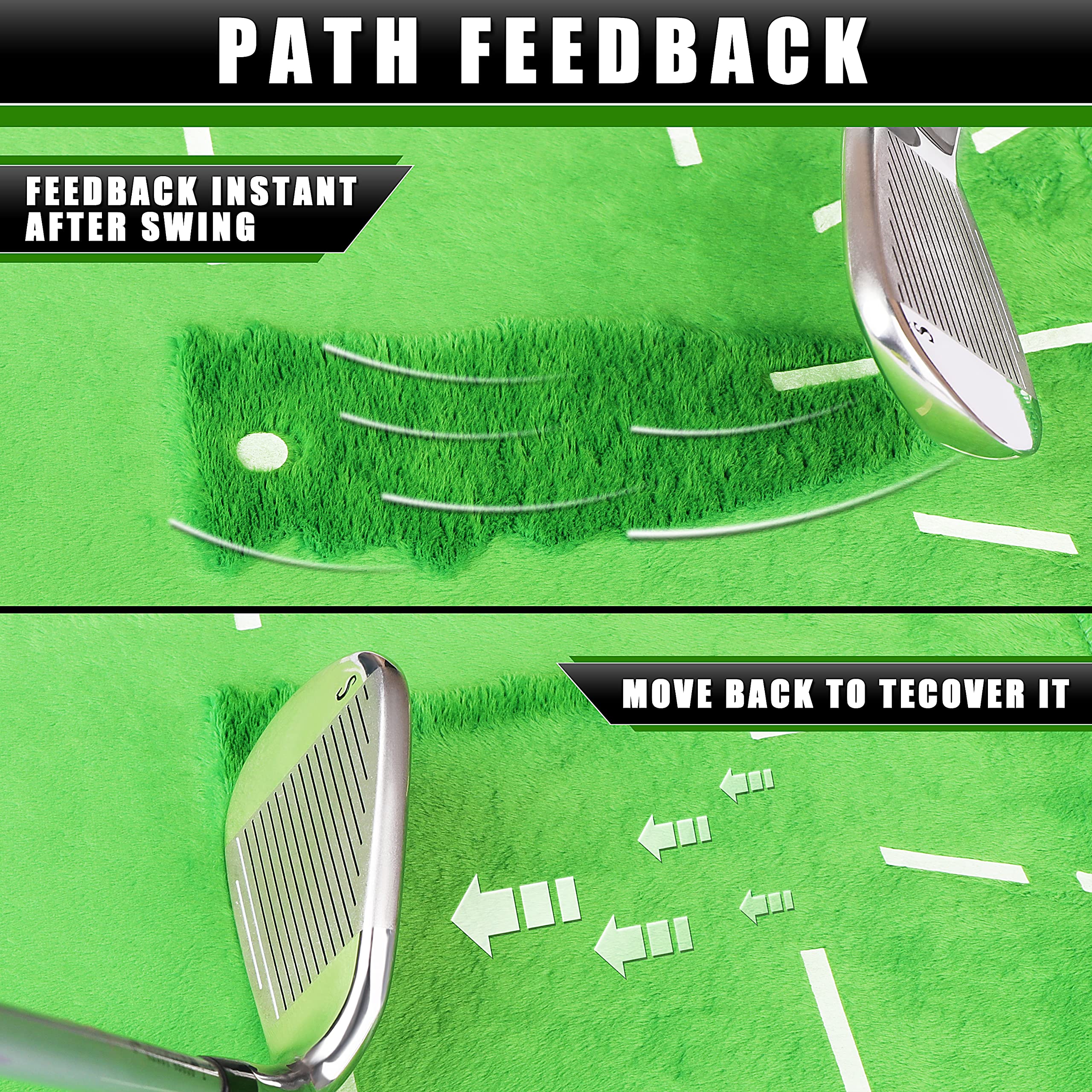 CHAMPKEY rubber backing texture demonstrating non-slip grip and shock absorption