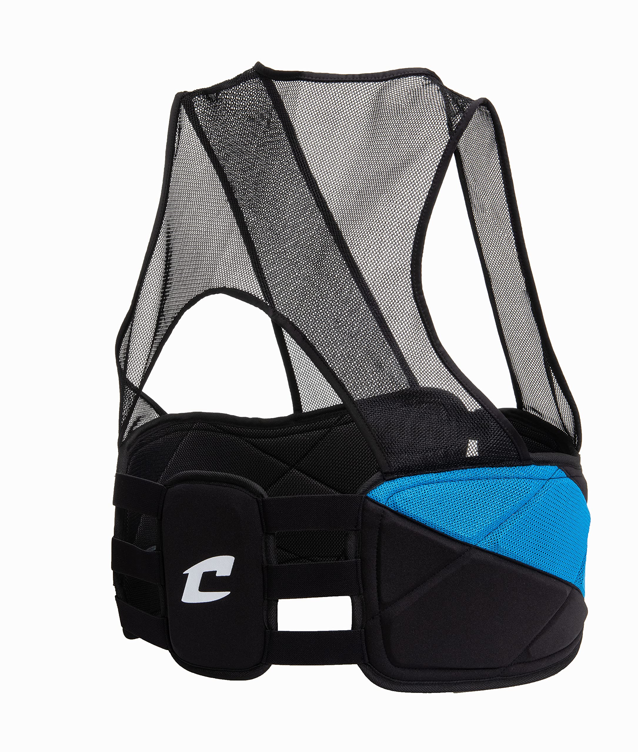 CHAMPRO vest next to helmet showing size and low-profile fit benefit