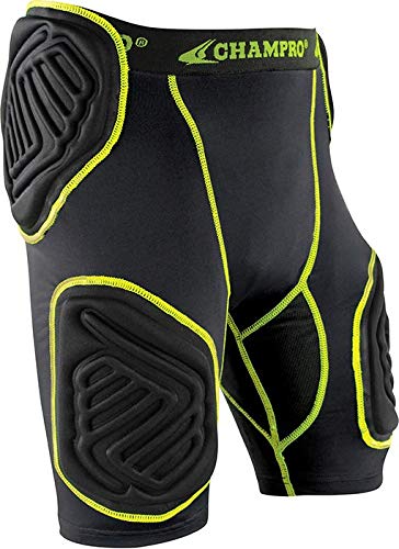 CHAMPRO close-up of low-profile pad and fabric texture highlighting compression fit benefit
