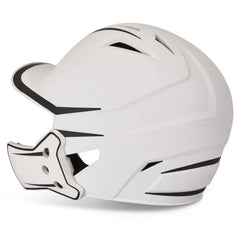 CHAMPRO side shot with jaw guard attached demonstrating reversible protection