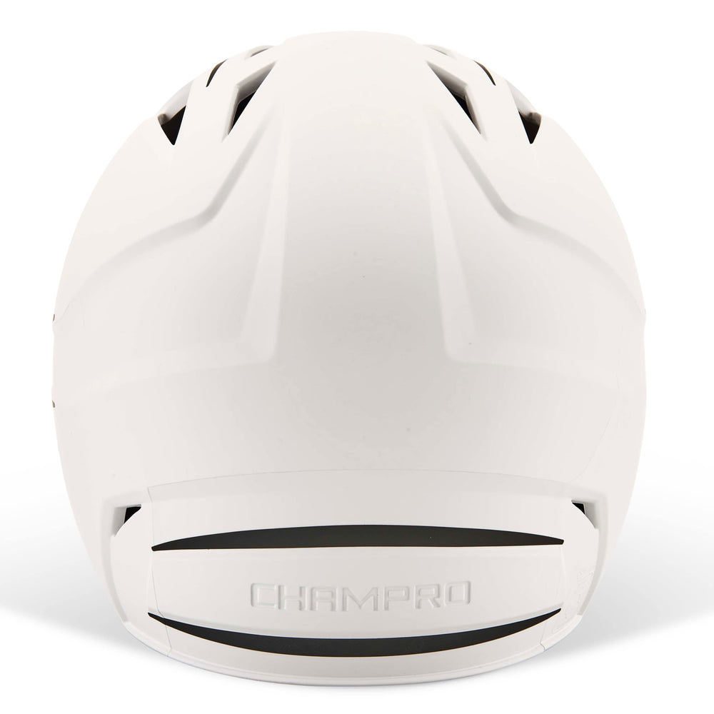 CHAMPRO top view showing vent holes that improve airflow and cool the head