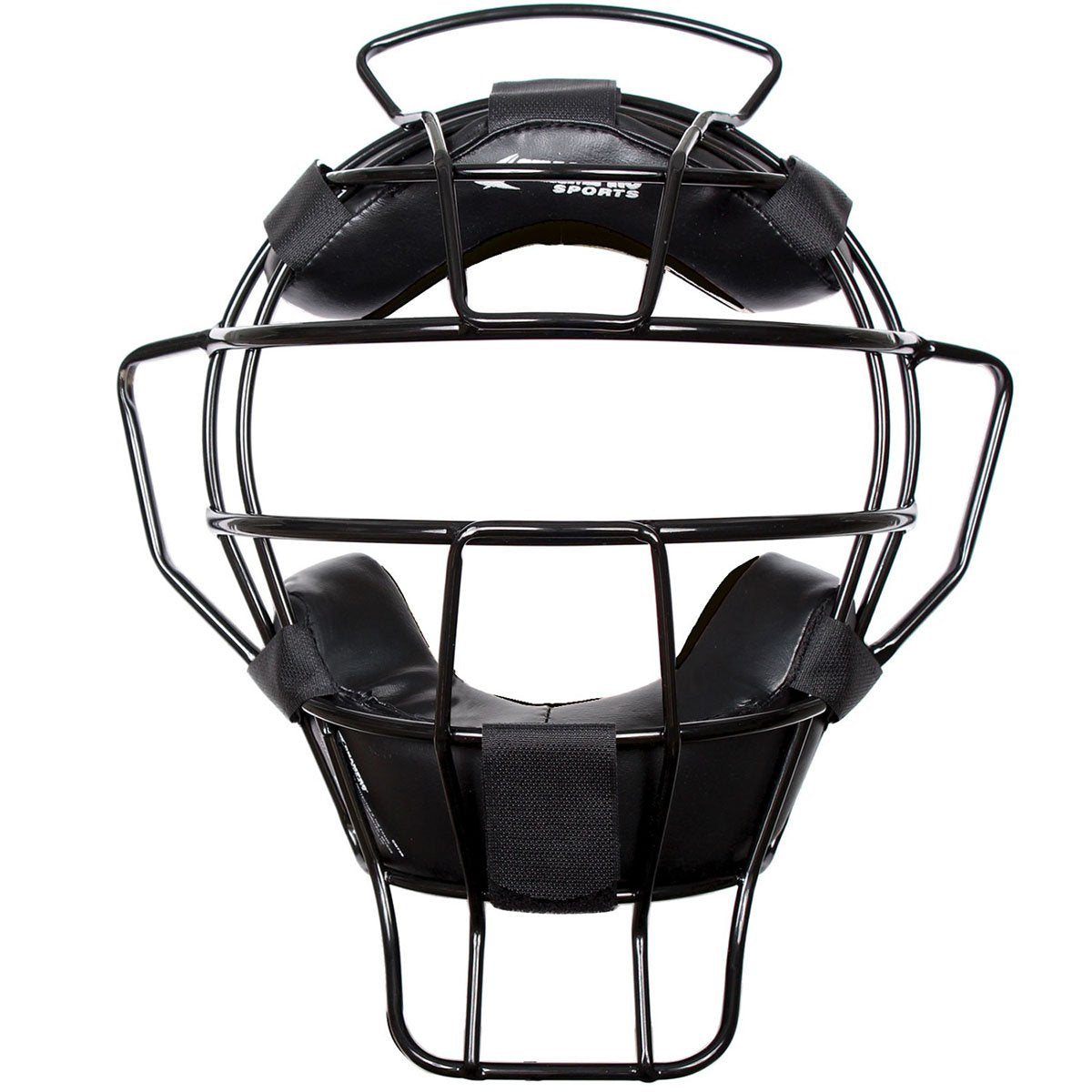 CHAMPRO front mask view showing frame and clear sightlines for comfort