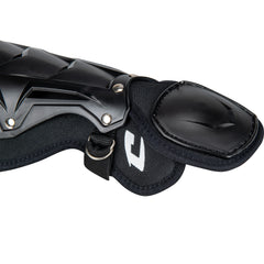 CHAMPRO detail of flexible foot cap protecting top of the foot during play