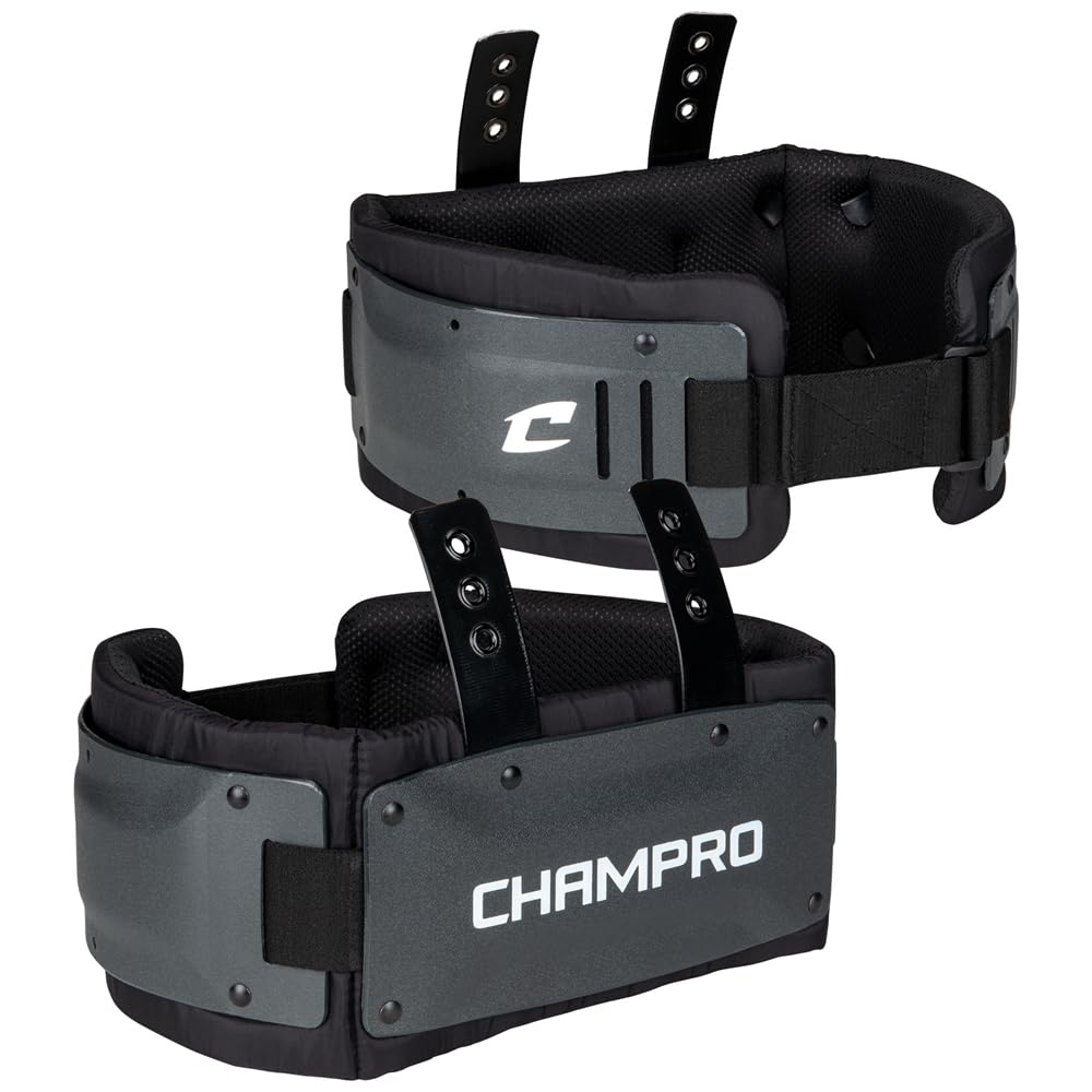 CHAMPRO front view of rib protector showing secure wrap and coverage benefit