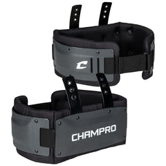 CHAMPRO front view of rib protector showing secure wrap and coverage benefit