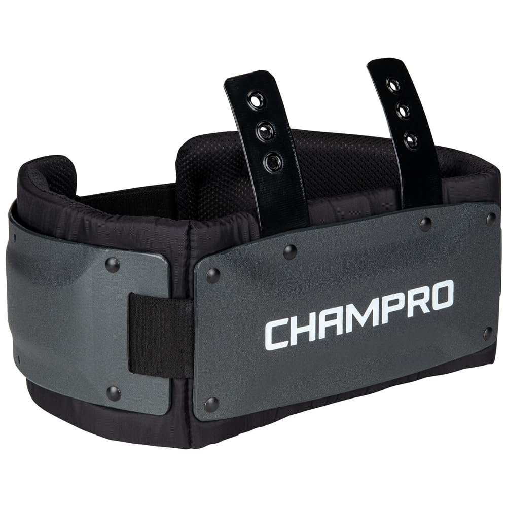 CHAMPRO close-up of side wrap contour illustrating mobility-preserving shape