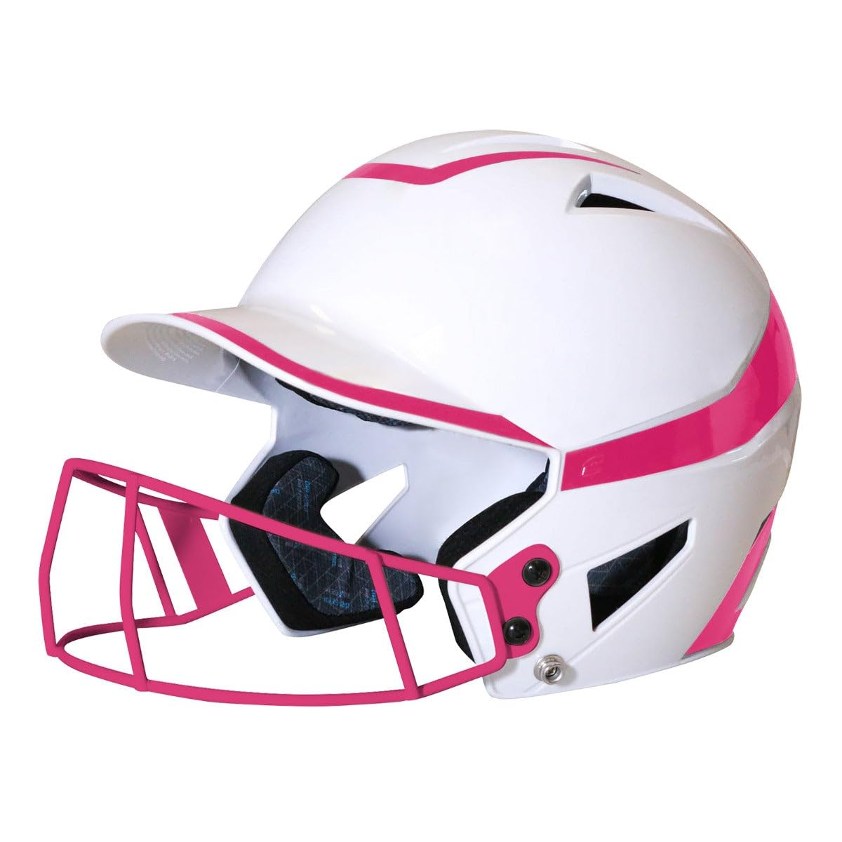 CHAMPRO Rise Pro helmet front view with facemask showing airflow and improved comfort