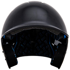 CHAMPRO helmet with screw-on facemask mounted showing added jaw protection