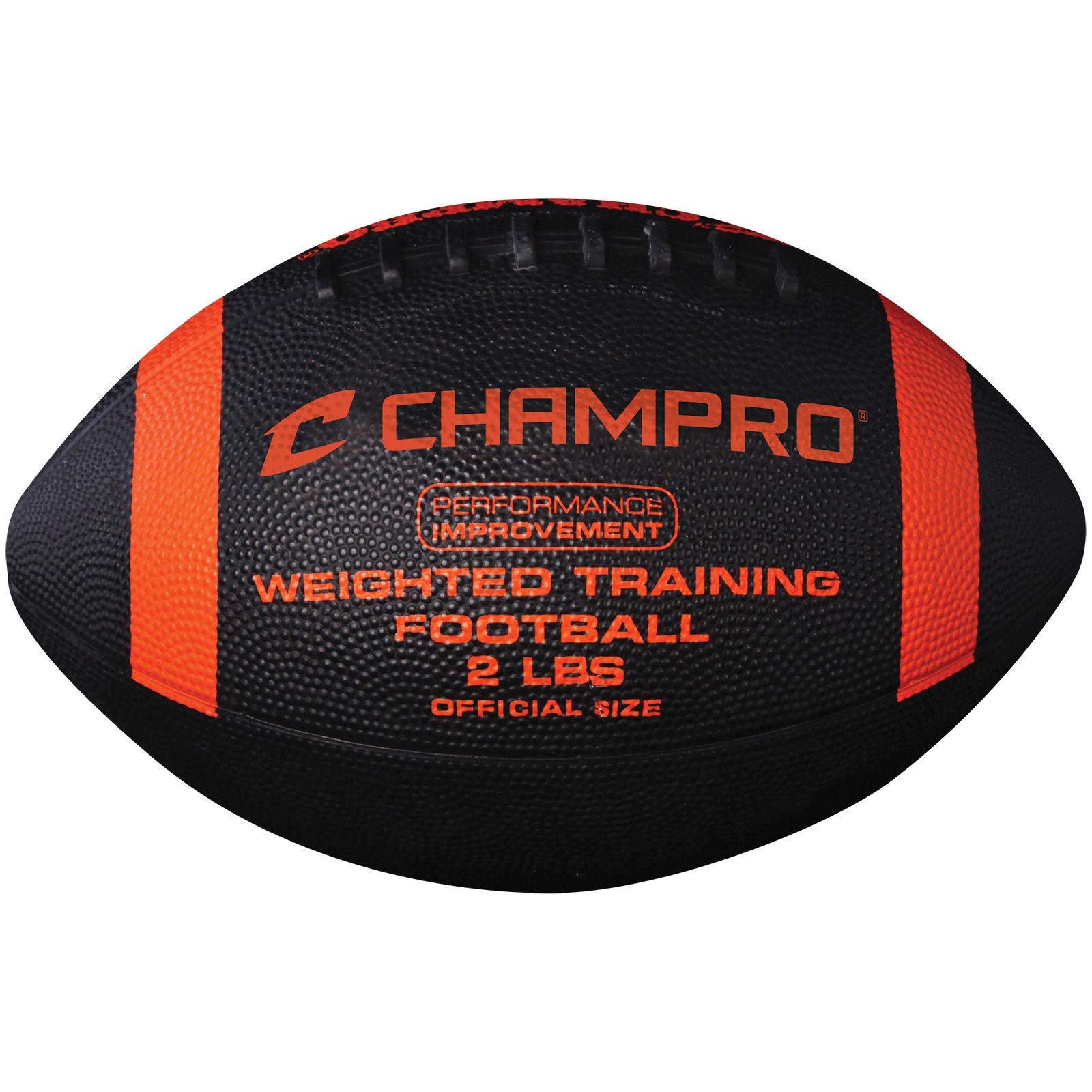 CHAMPRO weighted football front view improves throwing strength
