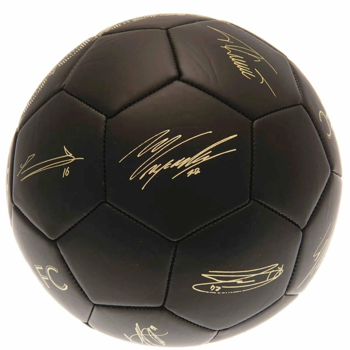 Chelsea phantom football in play on grass, demonstrating durable construction and consistent flight