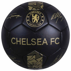 Chelsea black phantom football front view with crest, showing club pride and match-ready design