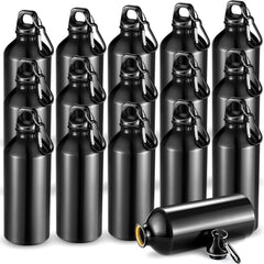 CHENGU front view of a black bottle showing slim profile and portability