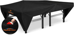 Cholila Cover front view showing full table coverage and weather protection benefit