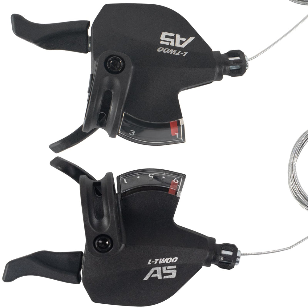 Chooee shifters on a mountain bike trail showing reliable on-ride control