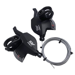 Chooee front view of shifters showing compact packaging and fit benefits