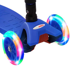 ChromeWheels adjustable handlebar height showing telescoping range for growing children