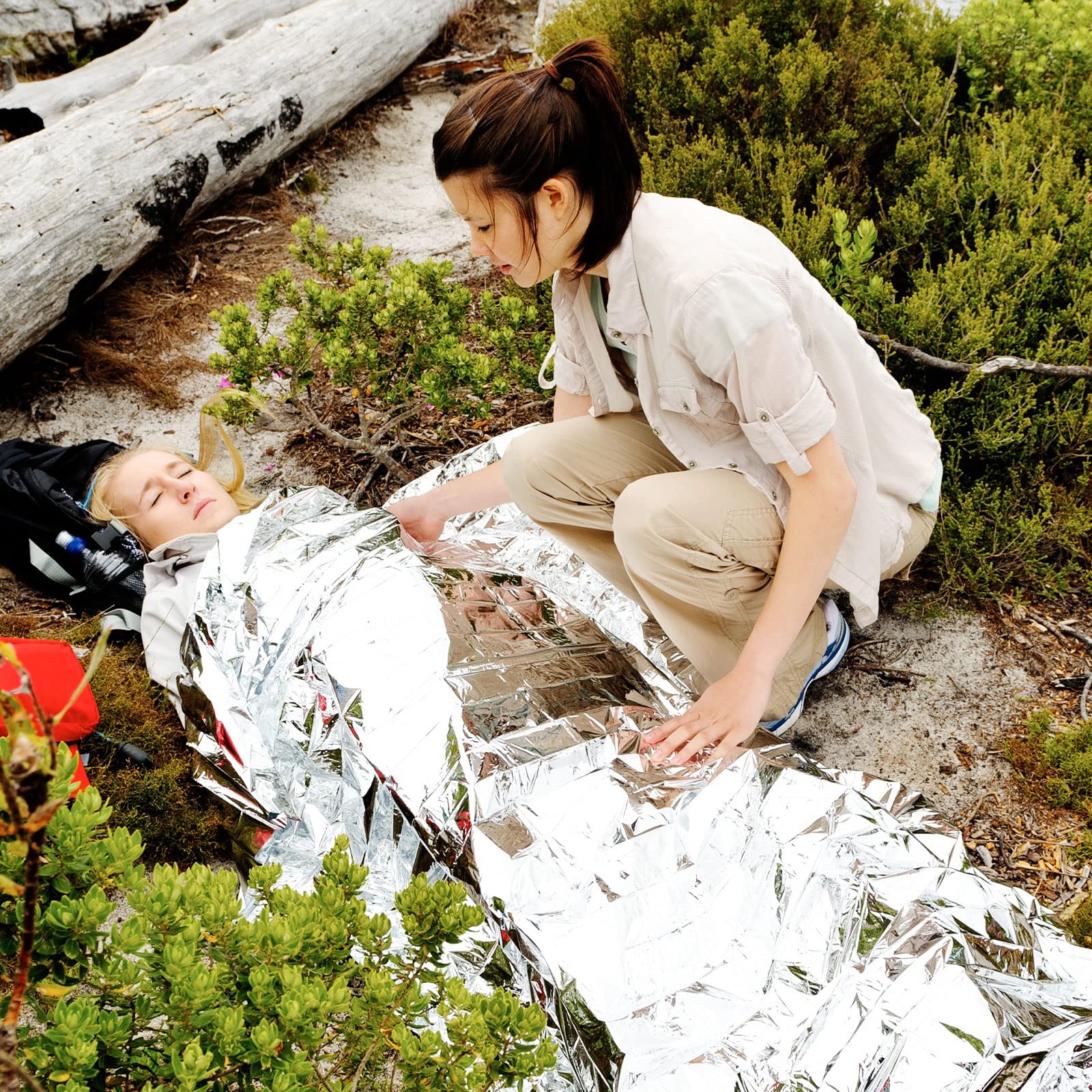 Chumia size comparison with backpack illustrates portability and group-preparedness advantage