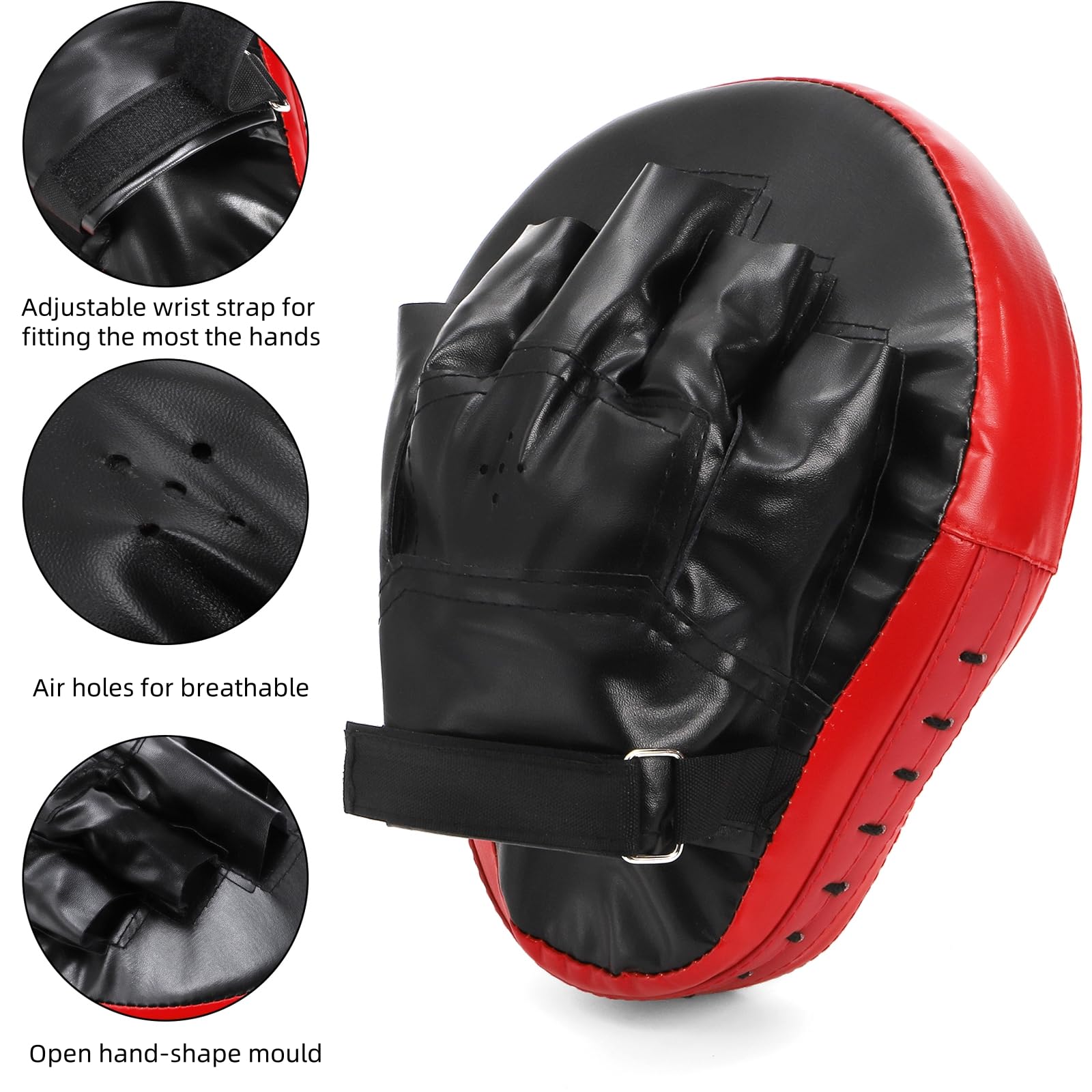 Cididu action shot with pad held for kick, stable target for power training