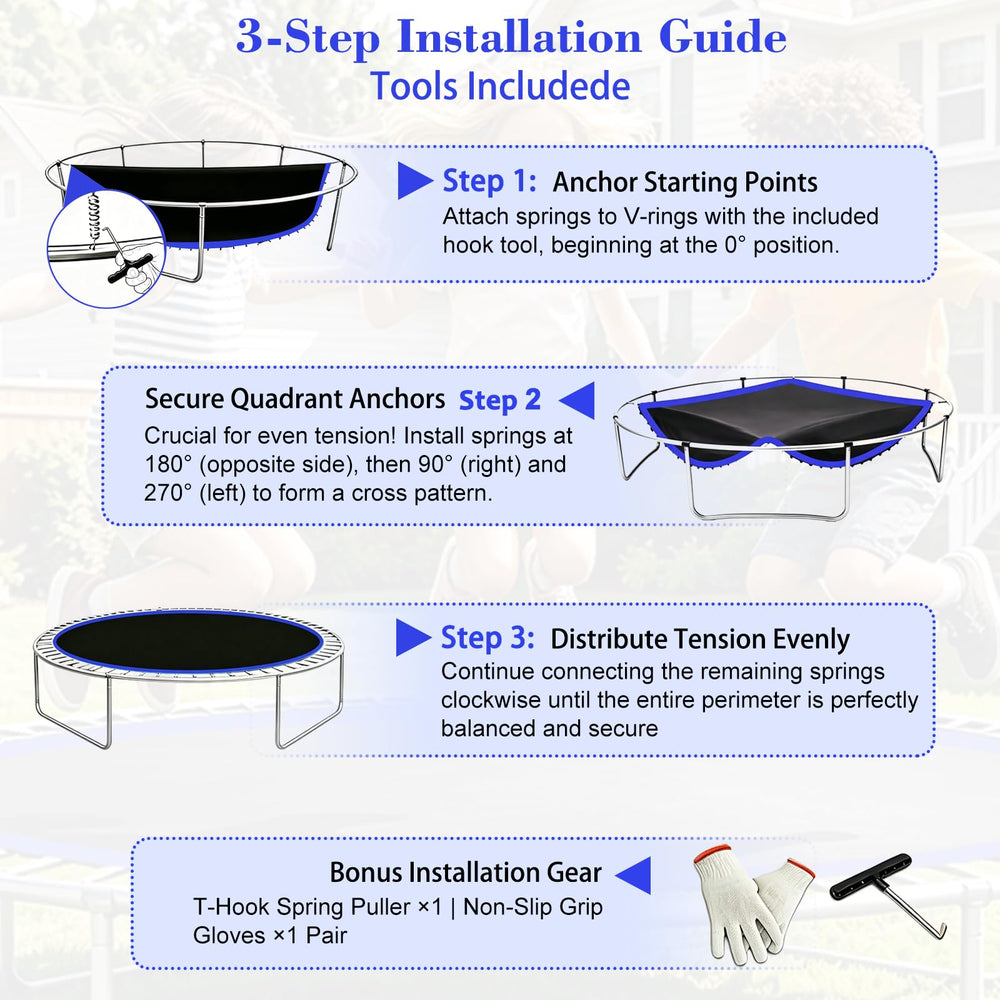 CIDNN included T-hook and gloves kit making safer, easier spring installation