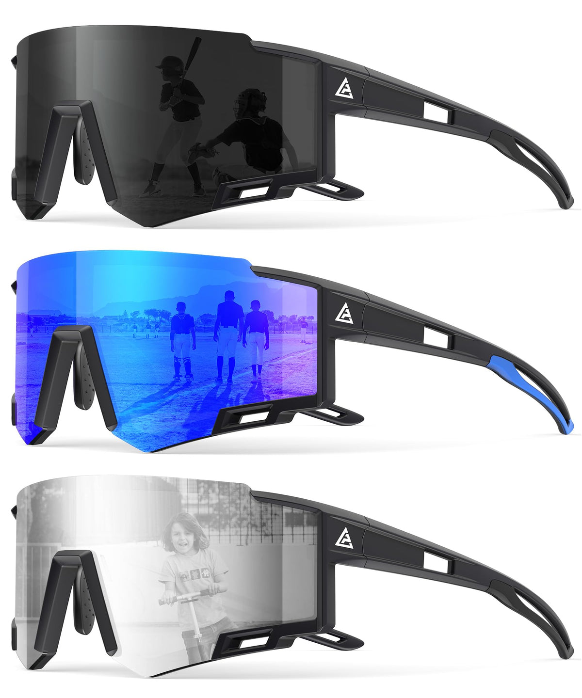 CIFOYA front view showing sporty frame and snug fit for active kids