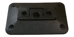 CIPA cleat seat close-up of folded base highlighting smooth surface and trip prevention