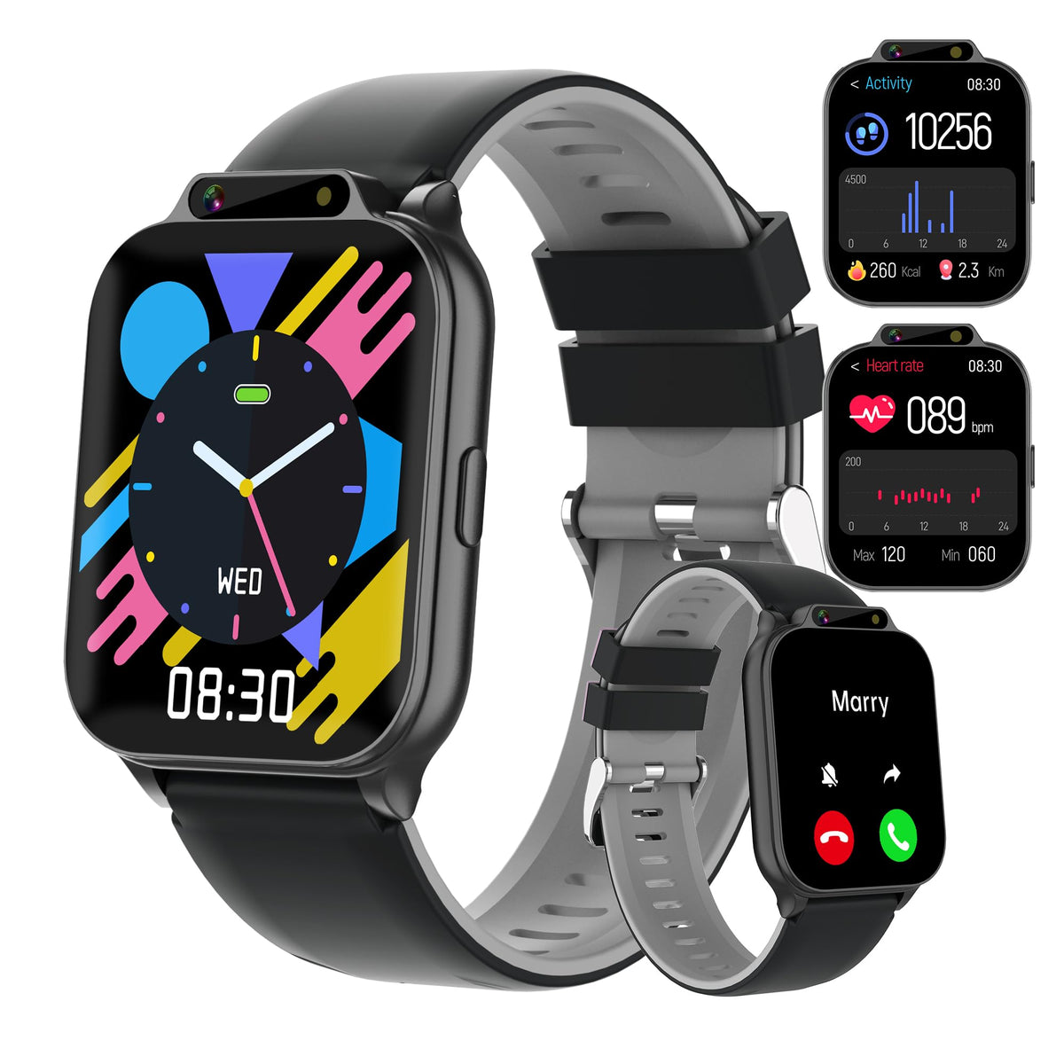 CIRPOS front display showing watch face and benefits of customization
