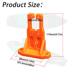 Ciuouient side profile with transducer attached demonstrating tidy low-profile fit