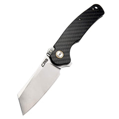 CJRB Crag front profile showing blade and handle, highlighting balanced design