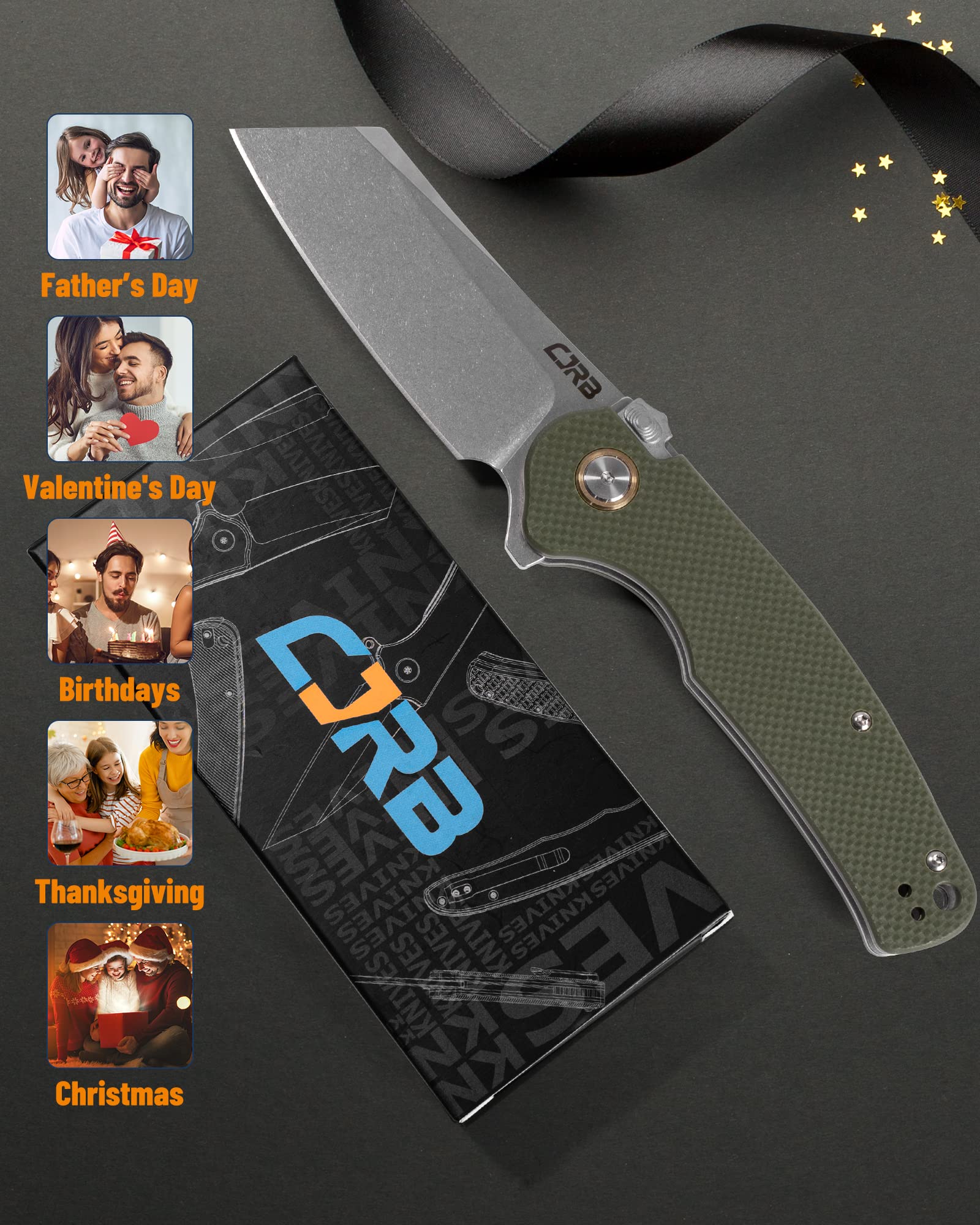 CJRB Crag box and warranty card showing CJRB support and inclusion