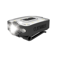 Claymore Capon 40B front view showing compact light and clip, reliable hands-free illumination