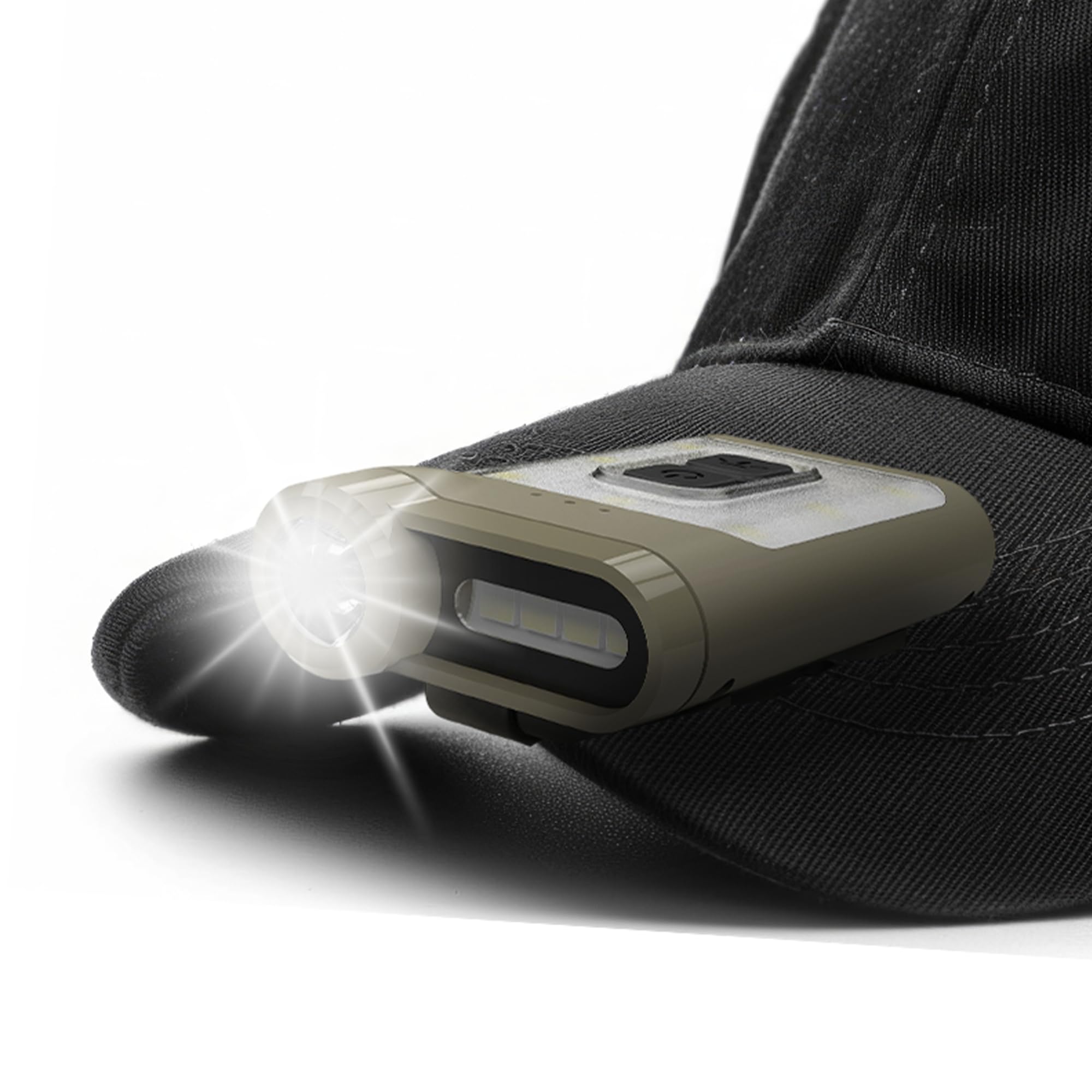 Claymore Capon 65A+ Tilted to show 180 degree adjustment for precise beam aiming benefit