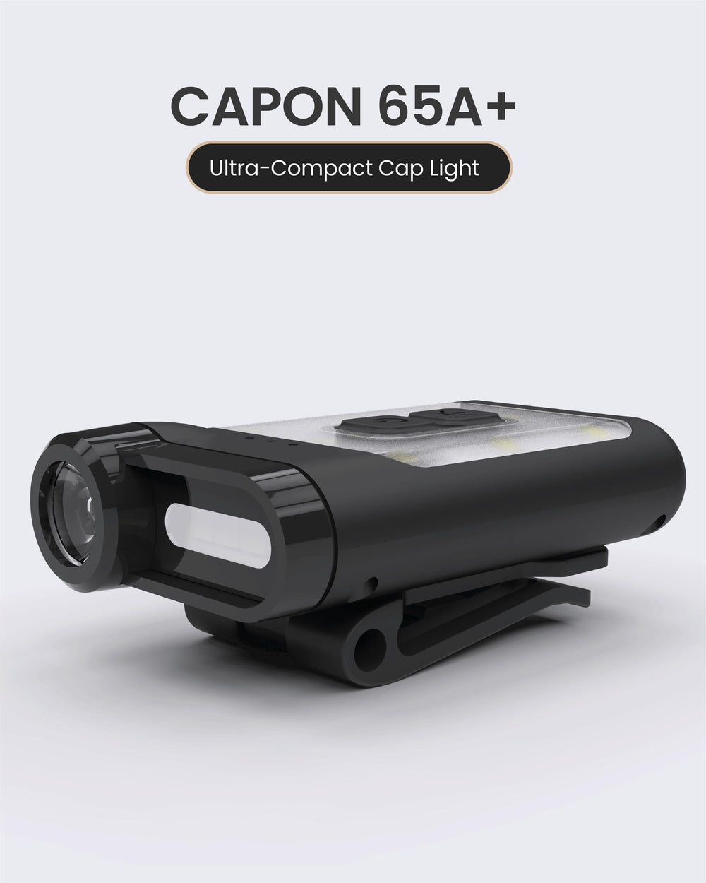 Claymore Capon 65A+ side clip detail highlighting secure attachment benefit