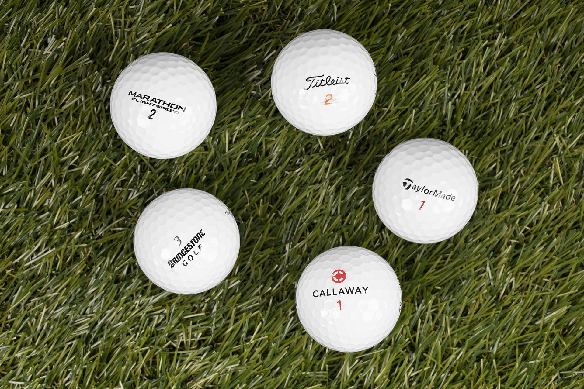 Clean Green Golf Balls teed up on grass illustrating use-ready performance